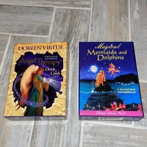 Doreen Virtue Angel Therapy Oracle & Magical Mermaids and Dolphins Card Sets